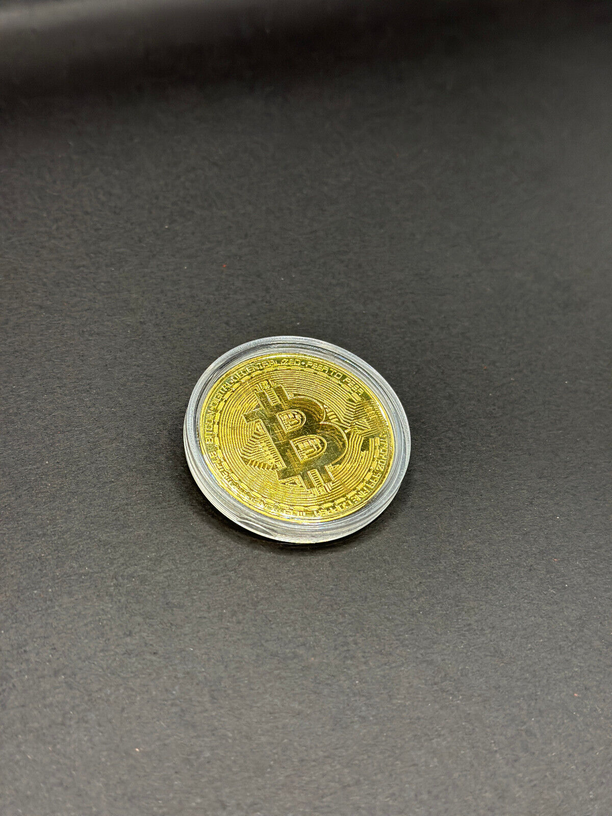 Bitcoin Krypto Münze / Gold oder Silber
