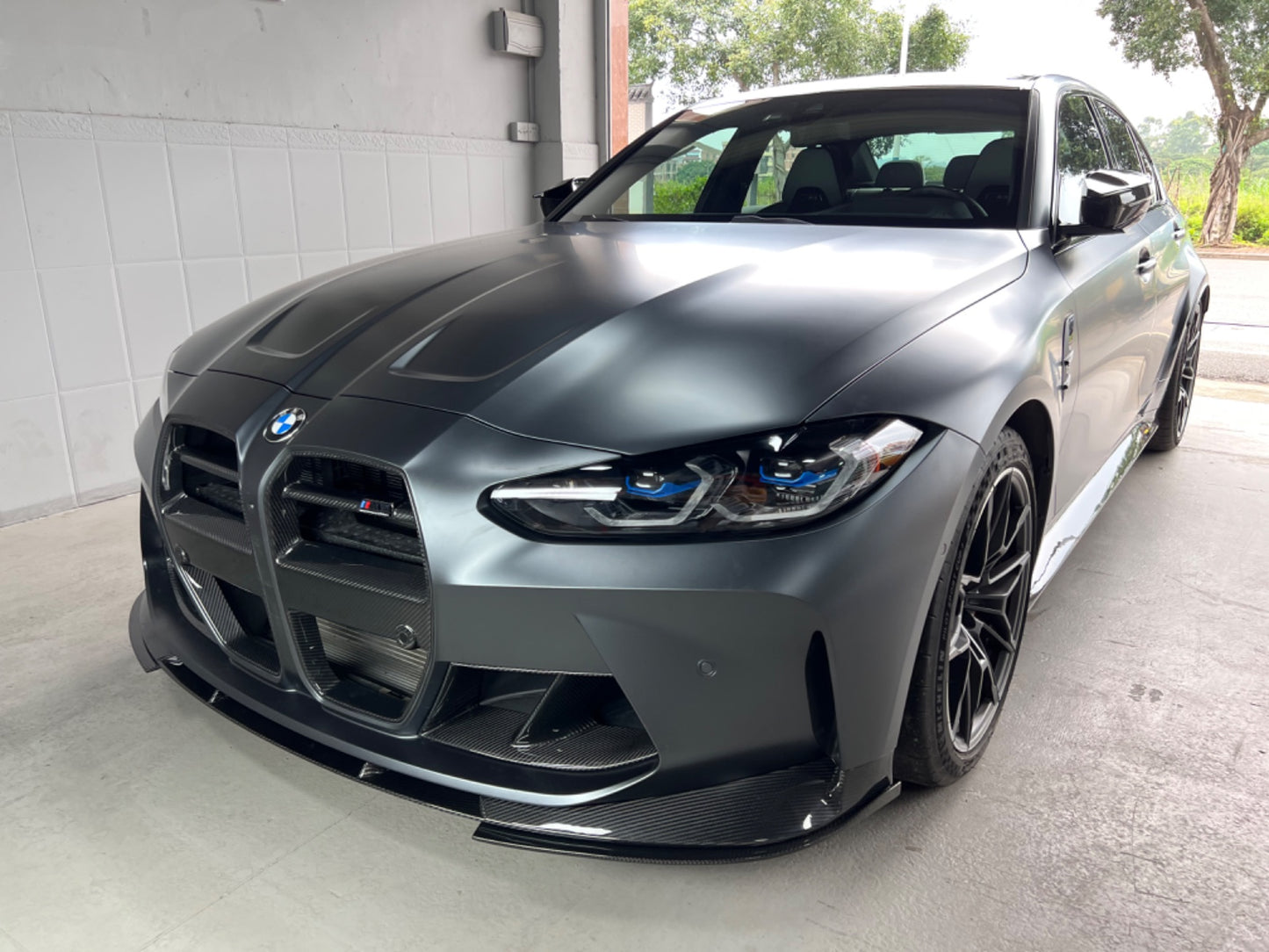 Frontlippe 3D Style passend für BMW M3 (G80/G81) M4 (G82/G83)