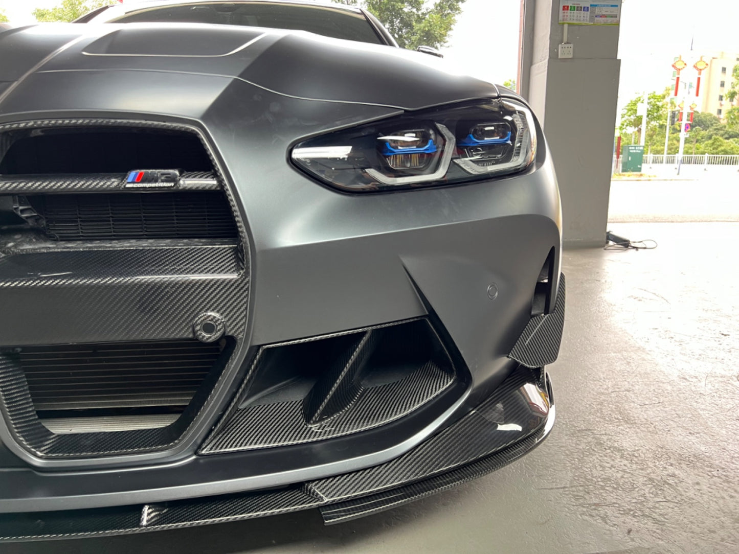 Frontlippe 3D Style passend für BMW M3 (G80/G81) M4 (G82/G83)