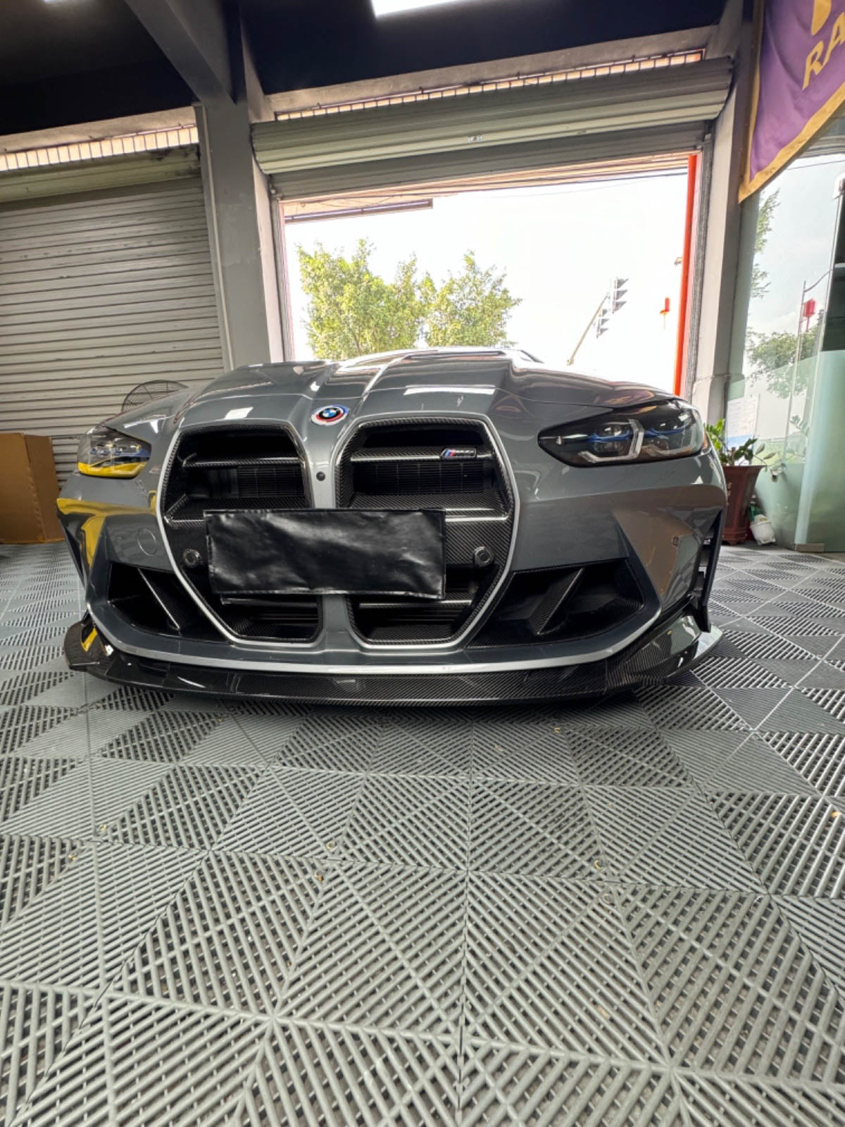 Frontlippe Carbon R44 II Style passend für BMW M3 (G80/G81) M4 (G82/G83)
