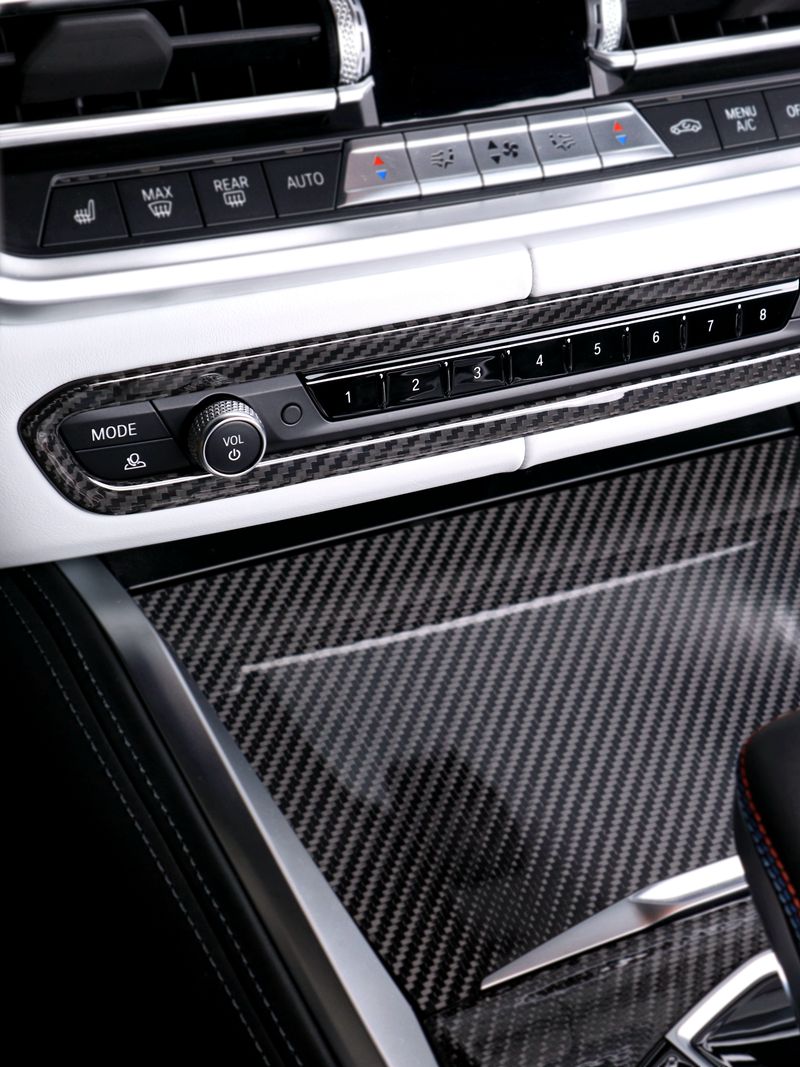 Bedienelemente Umrandung Cover passend für BMW M3 (G80) M4 (G82/G83) LCI