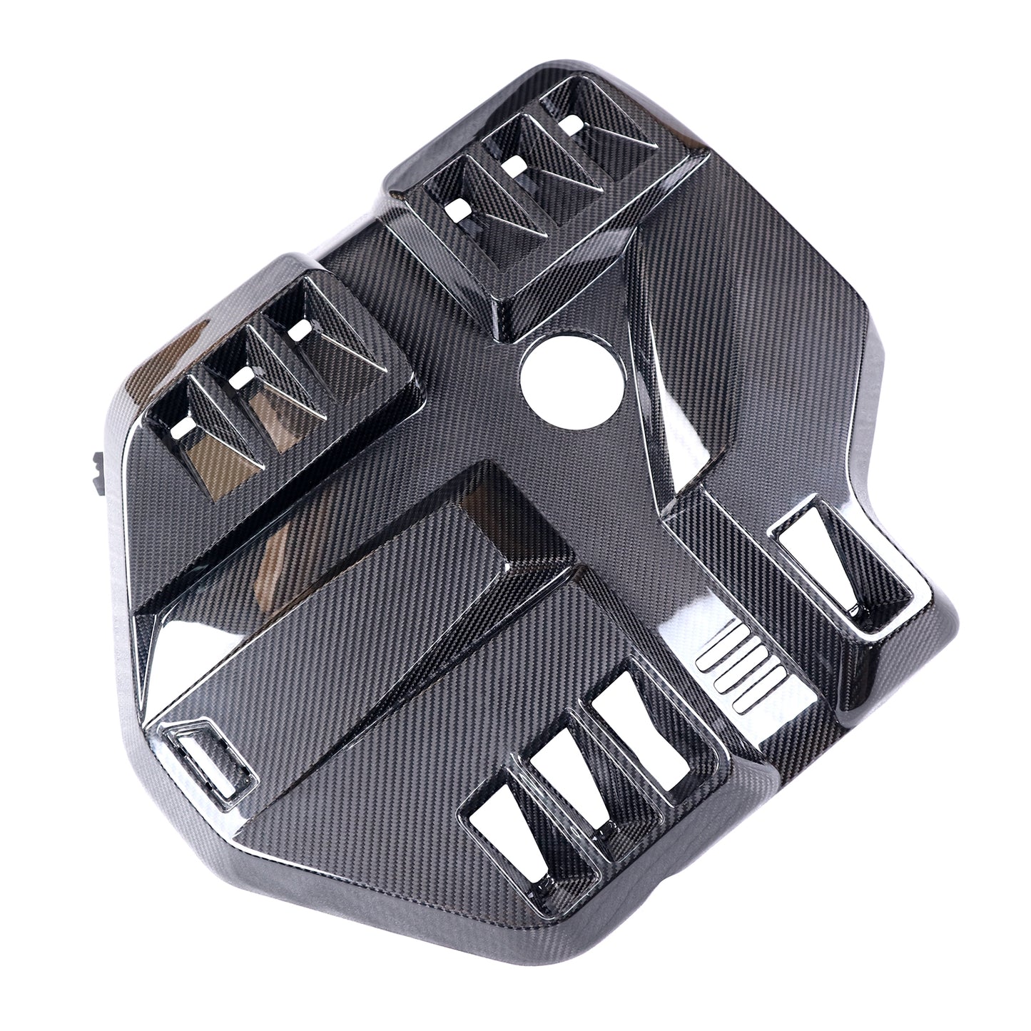 Große Motorabdeckung Carbon passend für BMW M3 (G80/G81) M4 (G82/G83) M2 (G87)