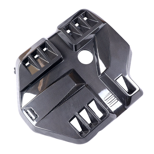Große Motorabdeckung Carbon passend für BMW M3 (G80/G81) M4 (G82/G83) M2 (G87)
