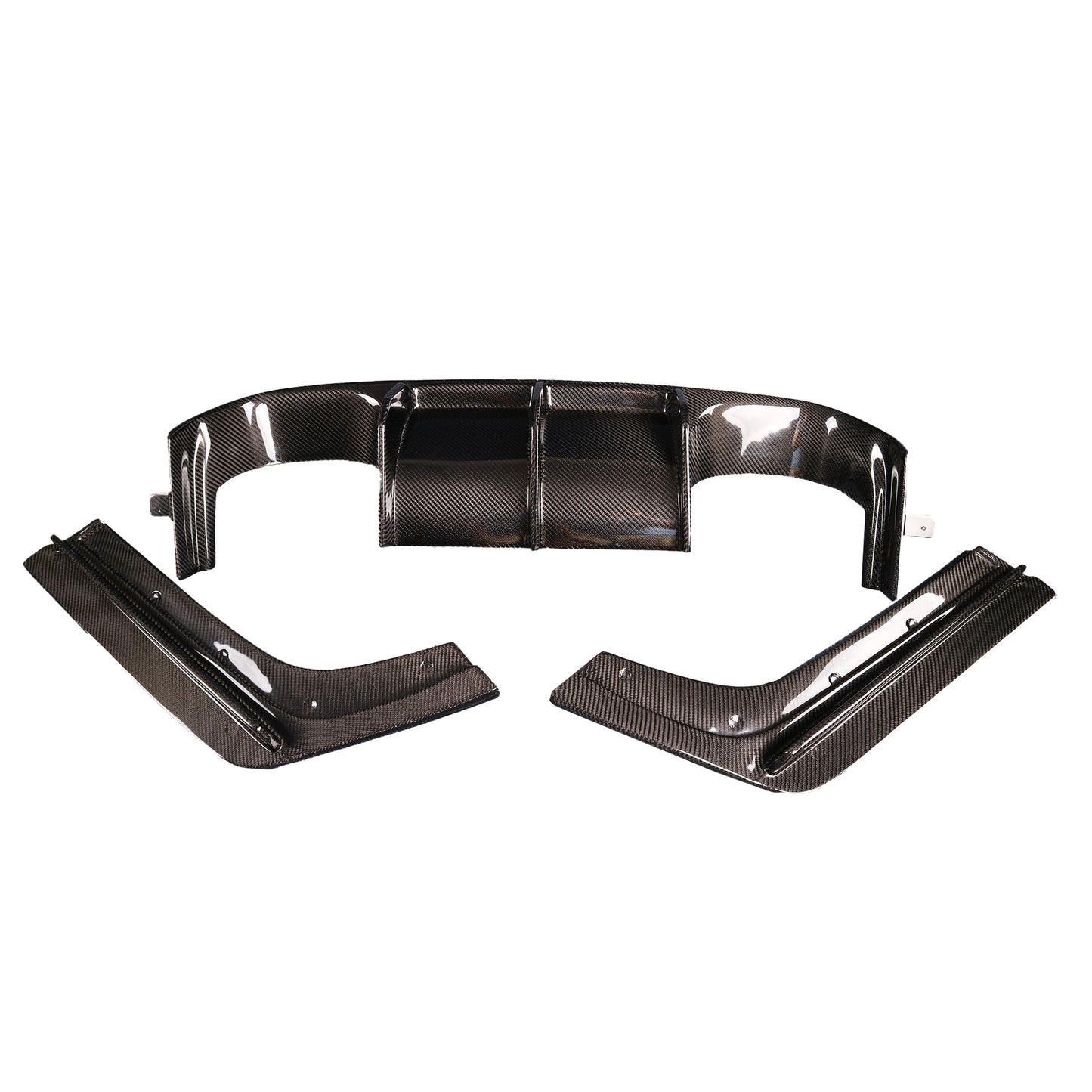 3-teiliger Heckdiffusor Carbon passend für BMW M3 (F80) M4 (F82/F83)