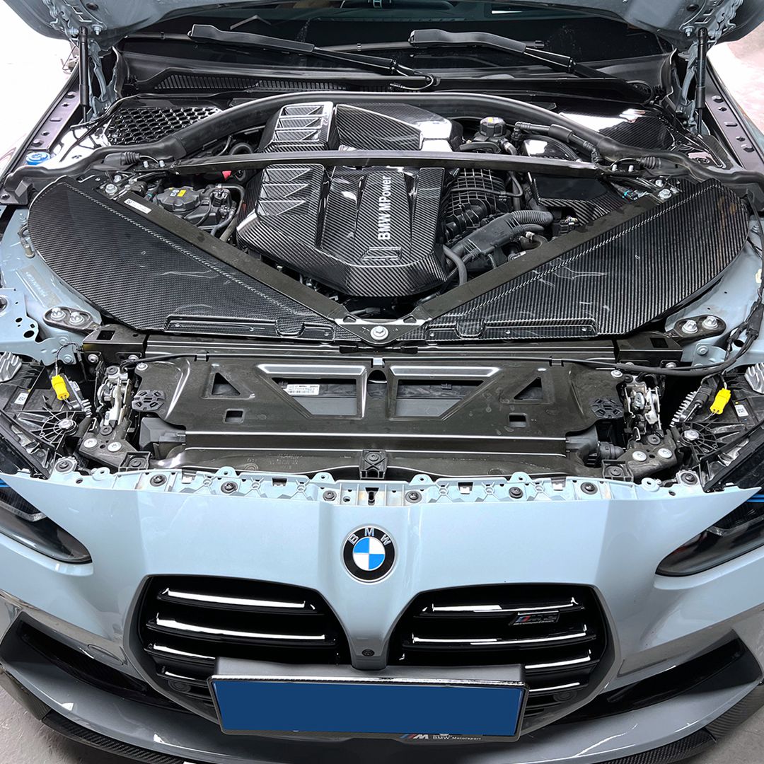 Ansaugung Covers Motorraum Carbon passend für BMW M3 (G80/G81) M4 (G82/G83) & M2 (G87)