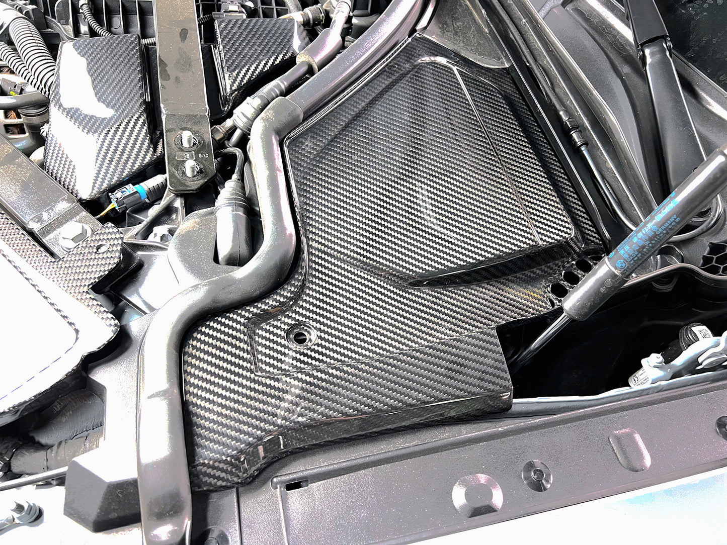 Motorraumabdeckung Rainplates passend für BMW M3 (G80/G81) M4 (G82/G83) M2 (G87)
