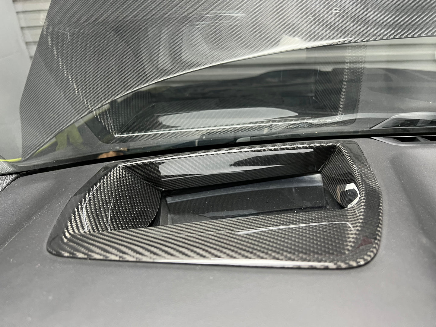 Head Up Display Cover Carbon passend für Pre LCI BMW M3 (G80/G81) M4 (G82/G83)