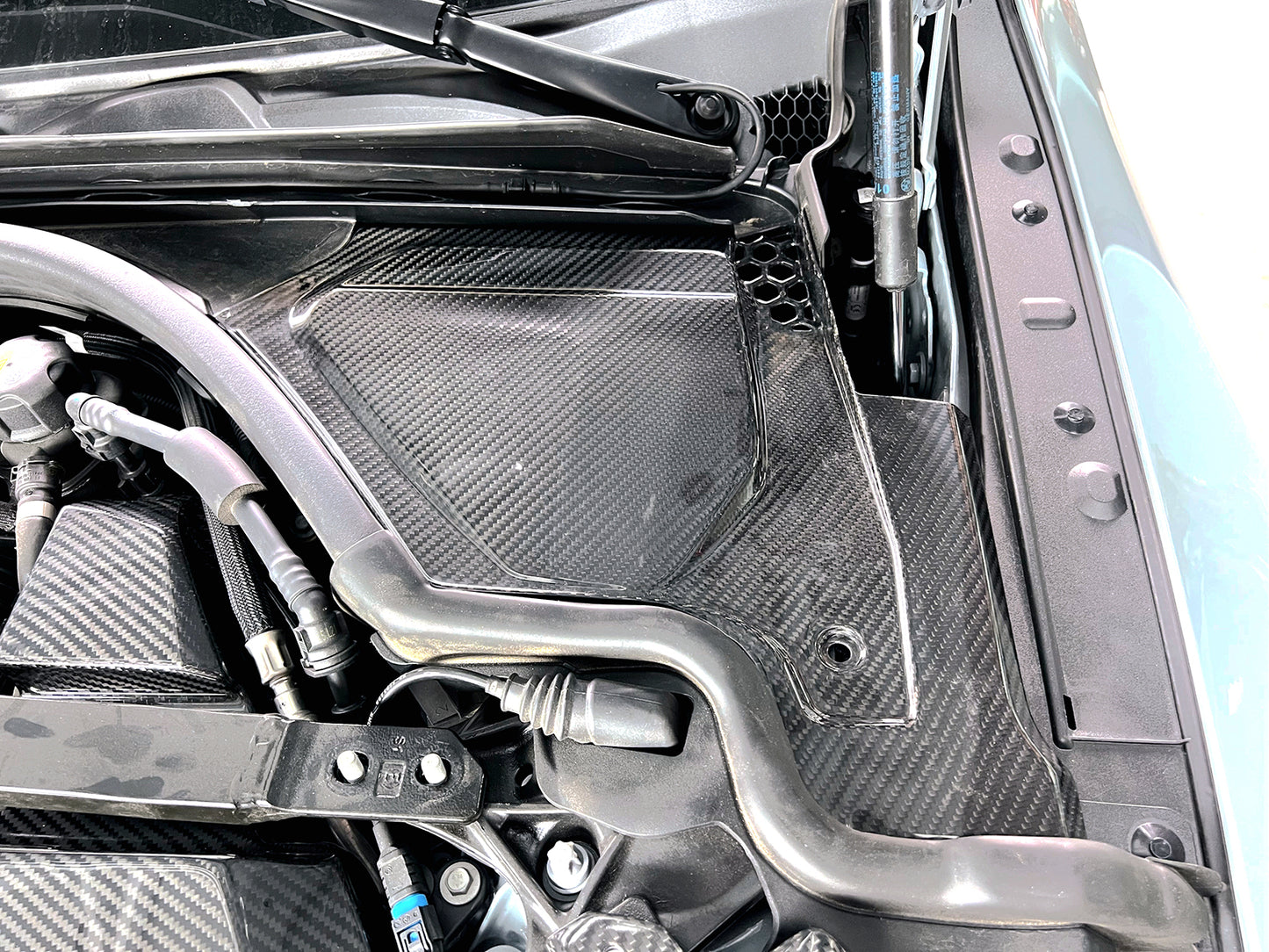 Motorraumabdeckung Rainplates passend für BMW M3 (G80/G81) M4 (G82/G83) M2 (G87)