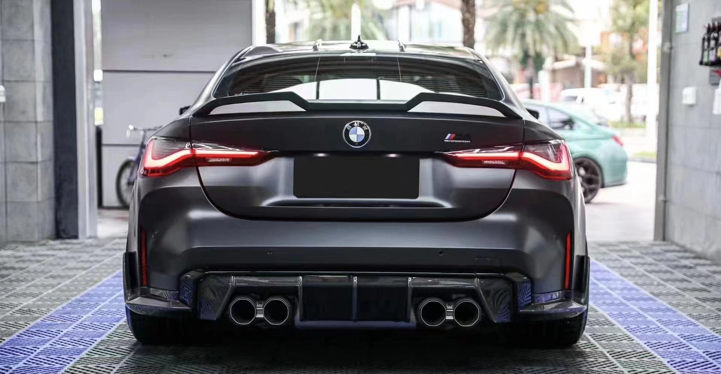 V Style Spoiler Carbon passend für BMW BMW M3 (G80) M4 (G82) BMW 3er (G20) / BMW 4er (G22/G23)