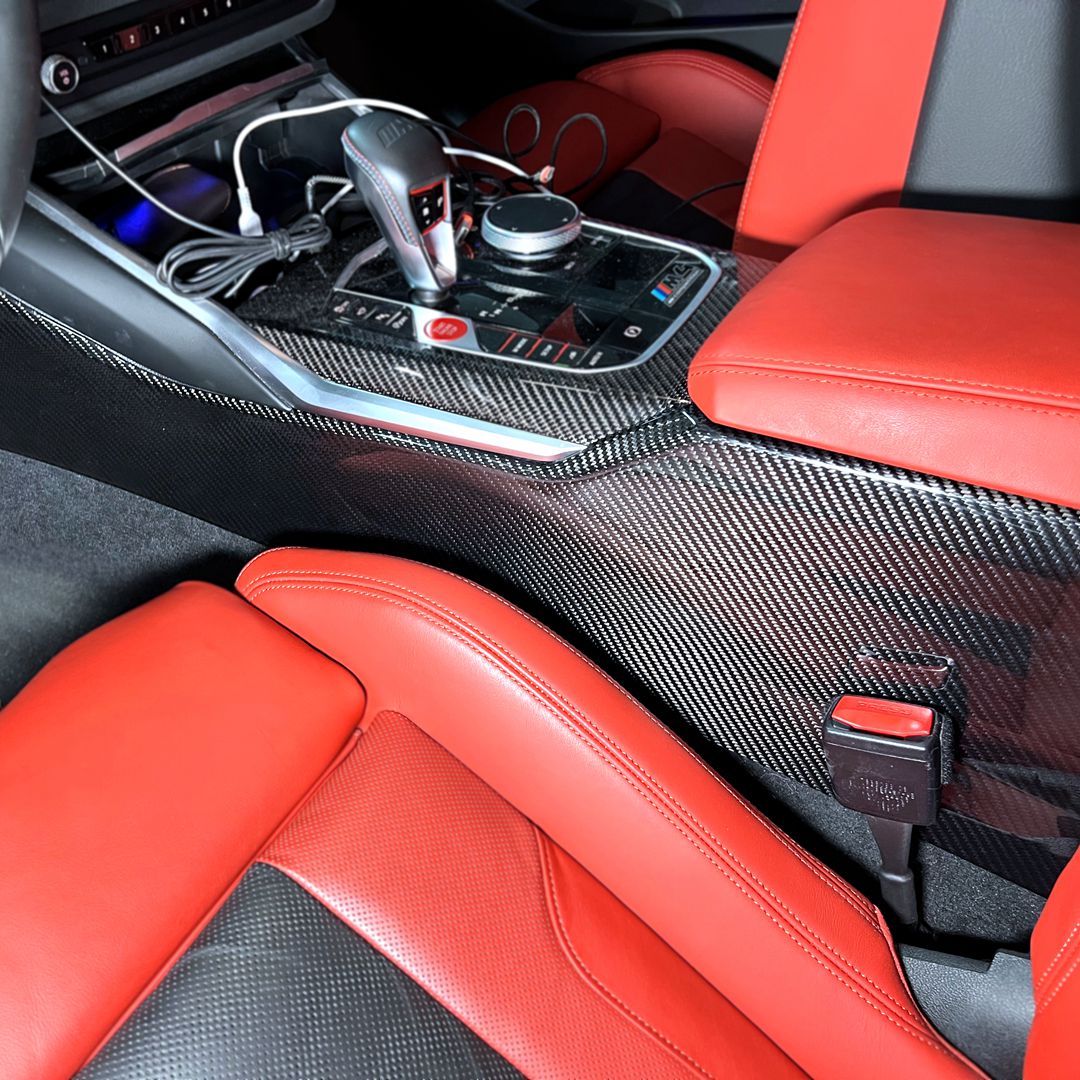 Mittelkonsole Seitenelemente Carbon passend für BMW 3er (G20) 2er (G42) 4er (G22) M3 (G80) M4 (G82) M2 (G87)