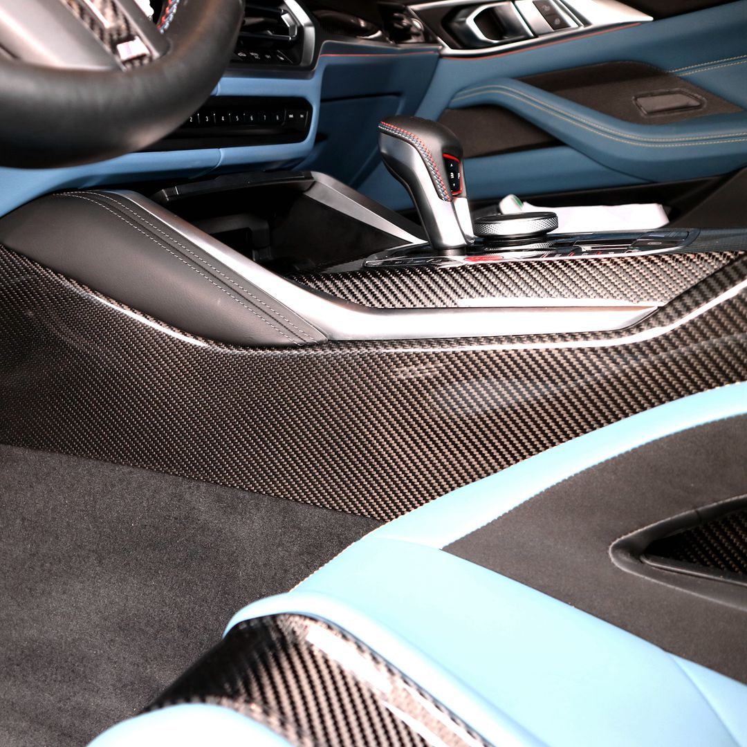 Mittelkonsole Seitenelemente Carbon passend für BMW 3er (G20) 2er (G42) 4er (G22) M3 (G80) M4 (G82) M2 (G87)