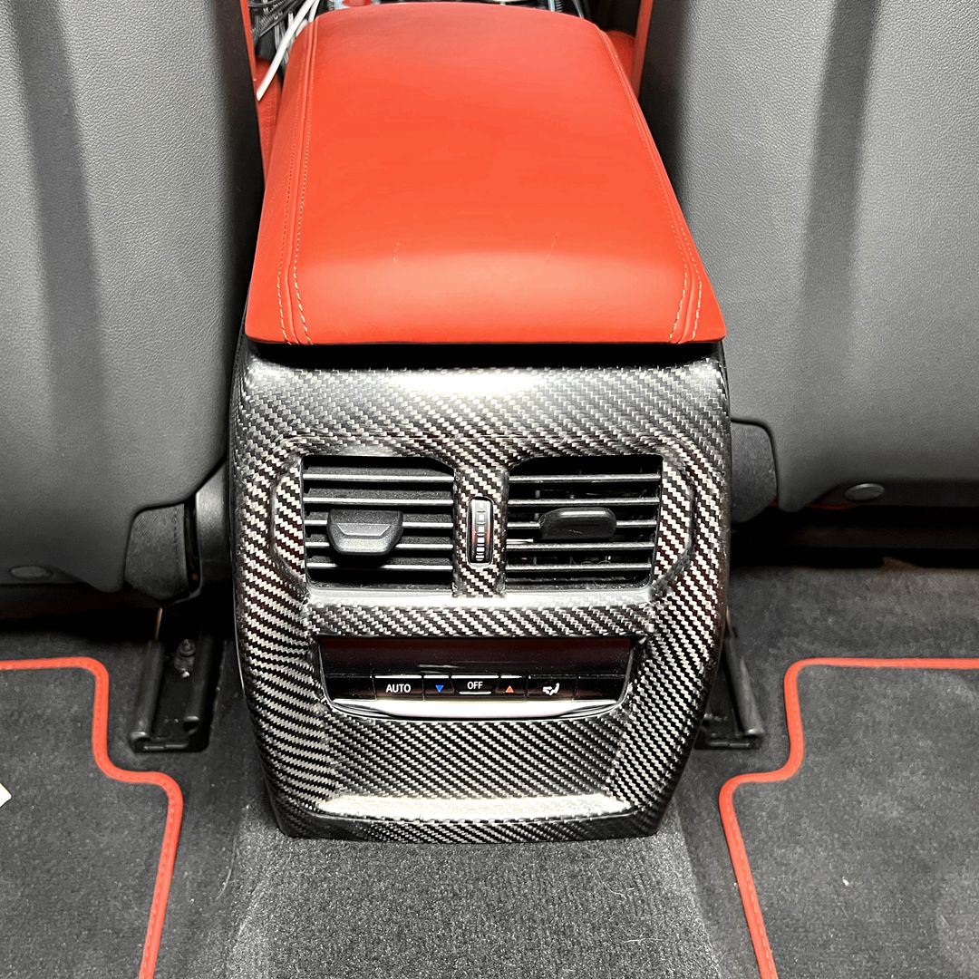 Mittelkonsolenblende Hinten Carbon passend für BMW 3er (G20) 2er (G42) 4er (G22) M3 (G80) M4 (G82) M2 (G87)