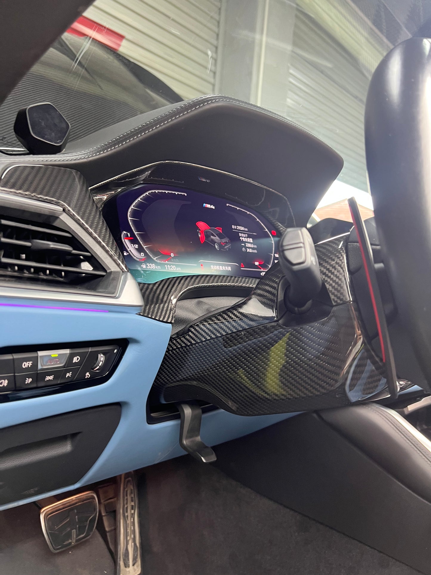 Lenkradspange Cover Carbon passend für BMW BMW M3 (G80) M4 (G82/G83) PRE-LCI