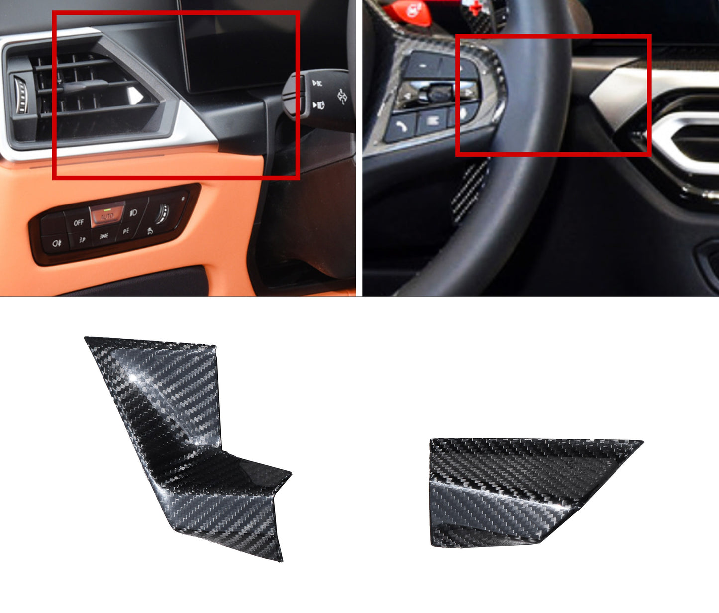 Instrumentenumrandung passend für BMW M2 (G87) M3 (G80/G81) M4 (G82/G83) Facelift